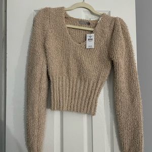 NWT crop top sweater